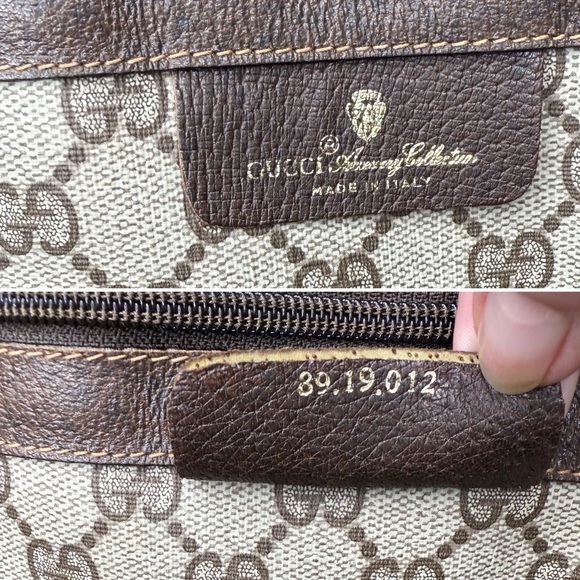 Authentic GUCCI travel bag/ XL tote brown monogram coated canvas - Picture 15 of 16